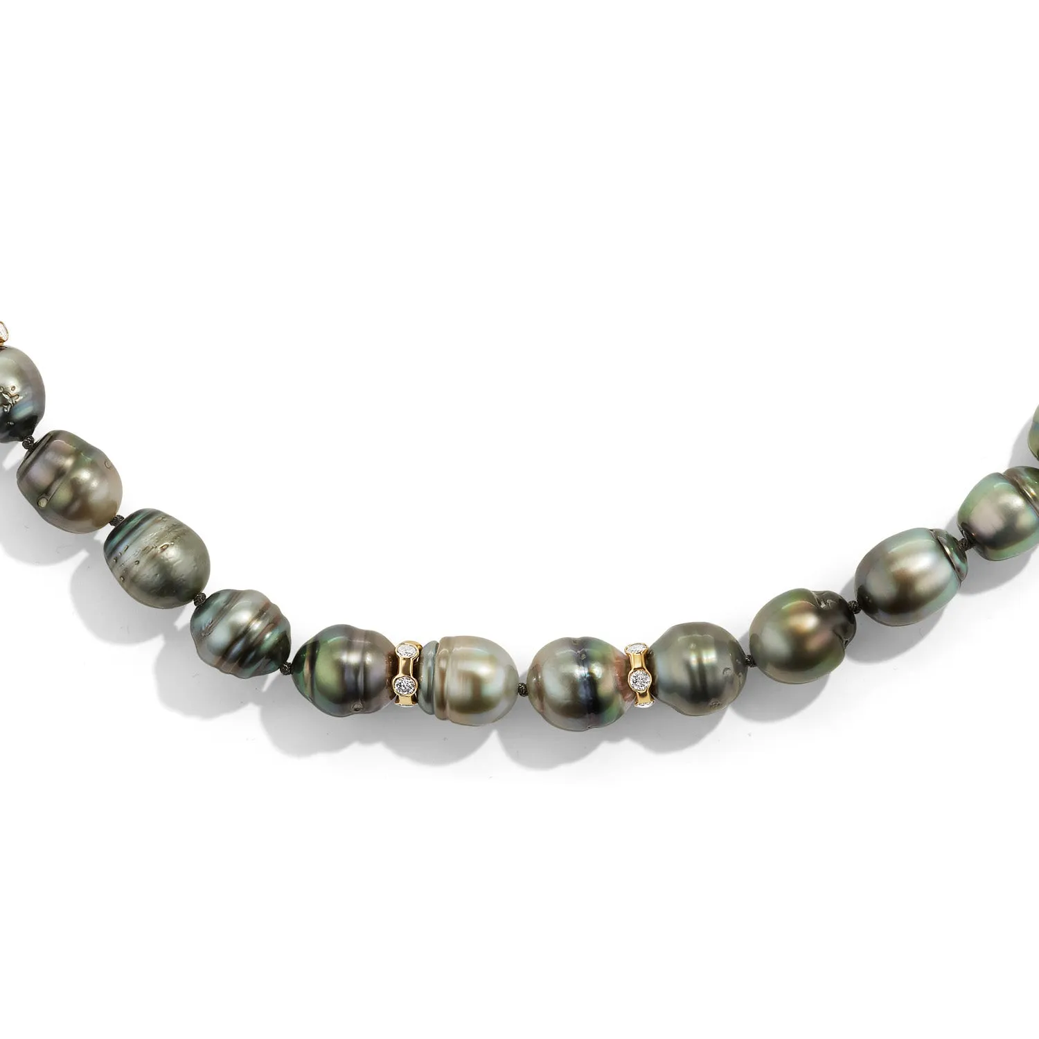 Tahitian Pearl with Diamond accents