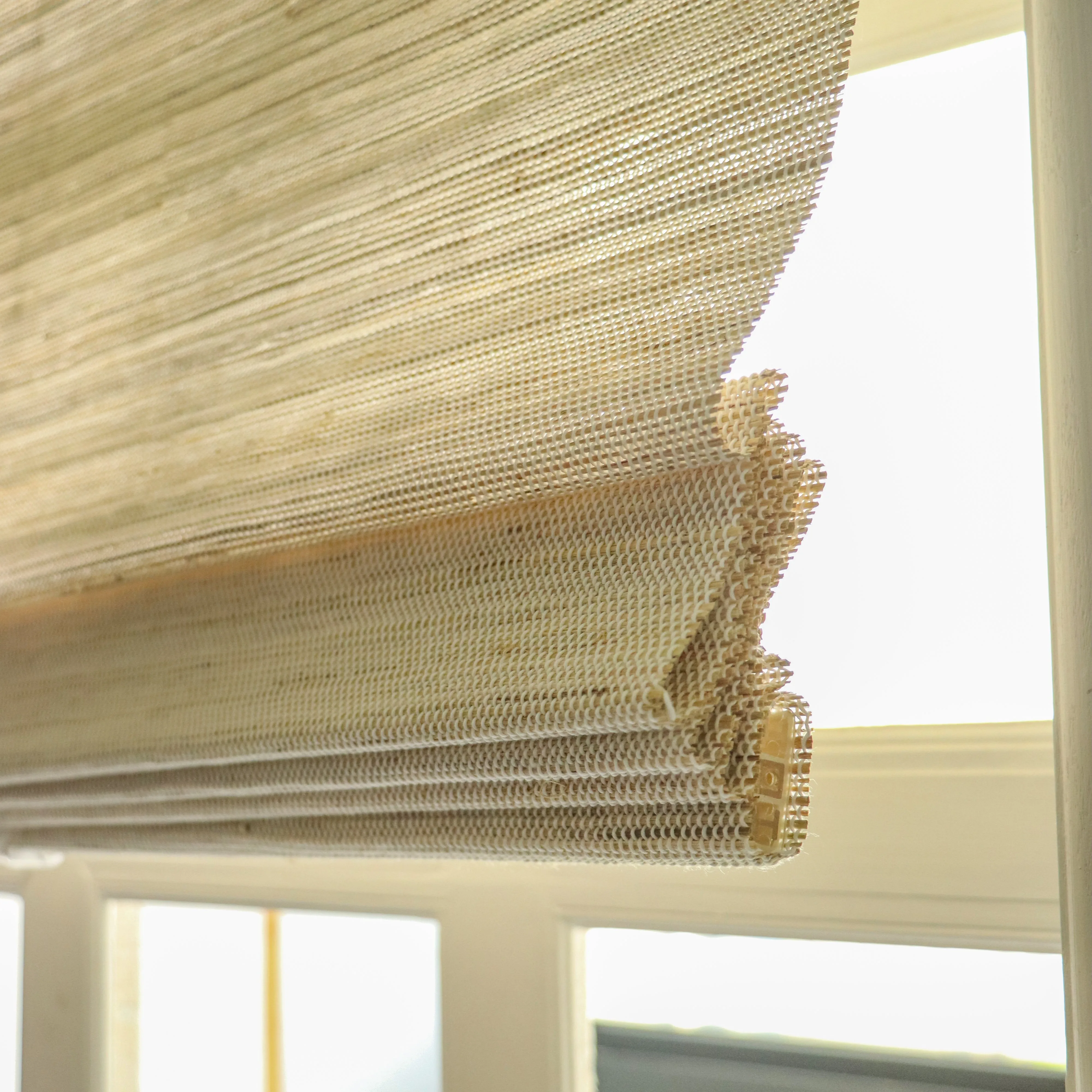 Tailor Woven Bamboo Shade| Wall White