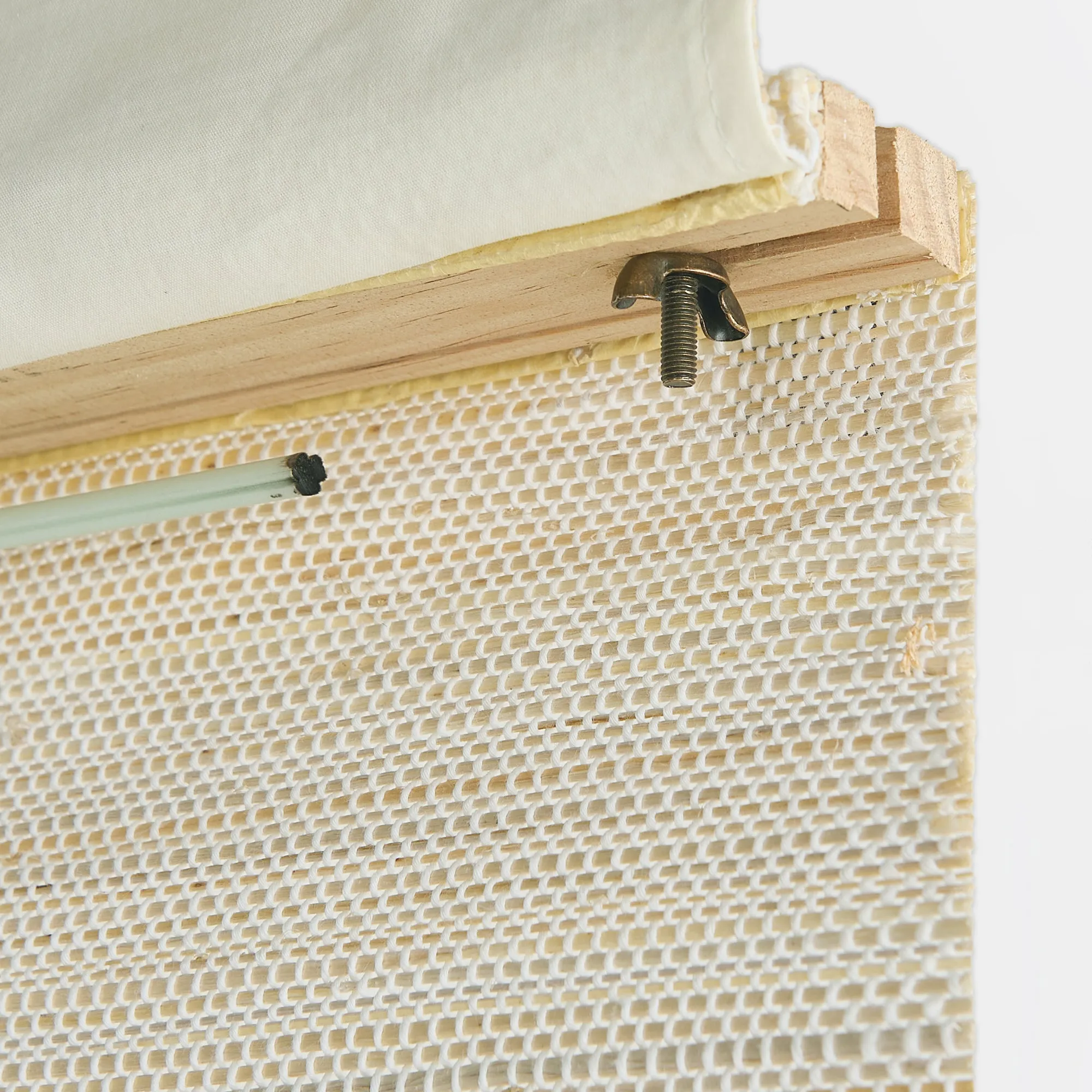 Tailor Woven Bamboo Shade| Wall White