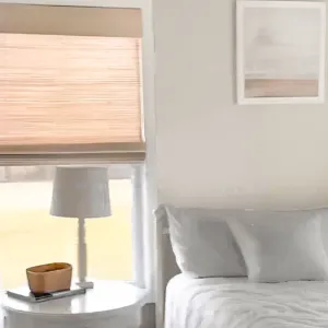 Tailor Woven Bamboo Shade| Wall White