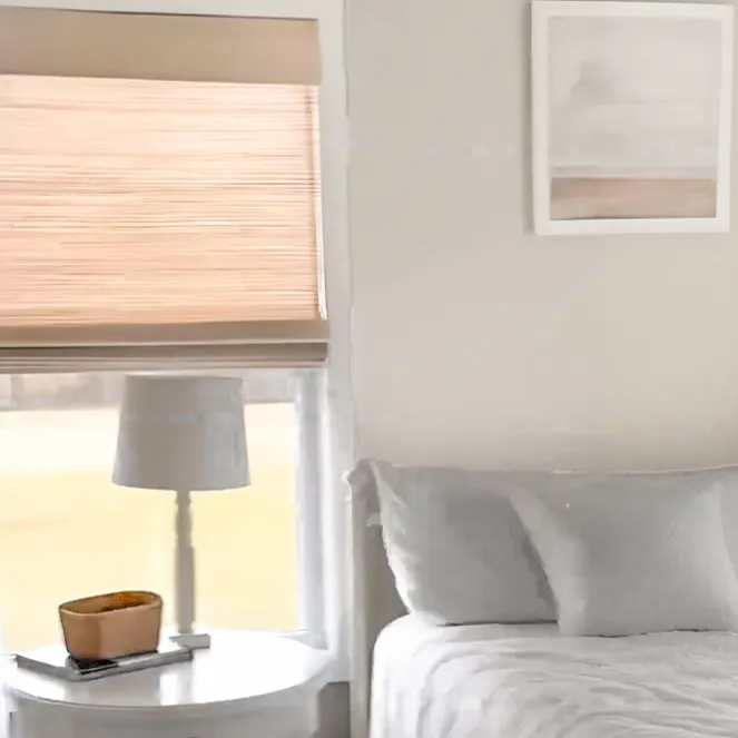 Tailor Woven Bamboo Shade| Wall White
