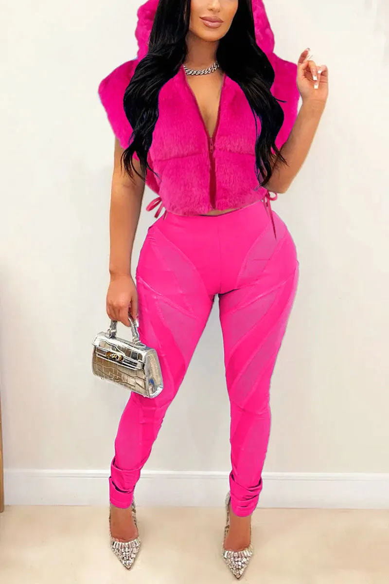 TG715 Hooded Puff Vest Top