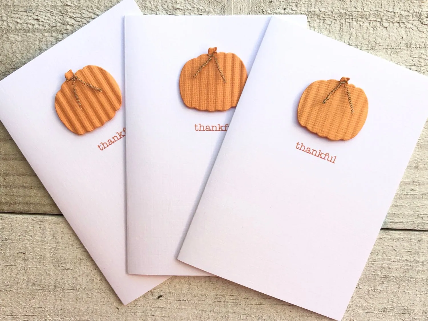 Thankful - Pumpkin Card