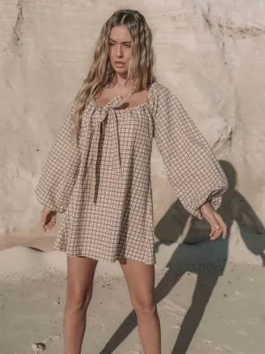 The Freddi Dress | 'Gingham' Mocha
