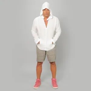 The Linen Hoodie Shirt