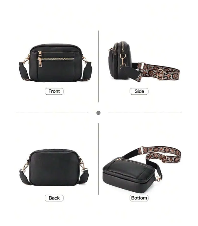 The NATASHA Crossbody Bag (black)