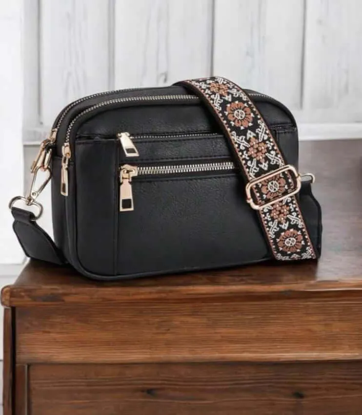 The NATASHA Crossbody Bag (black)