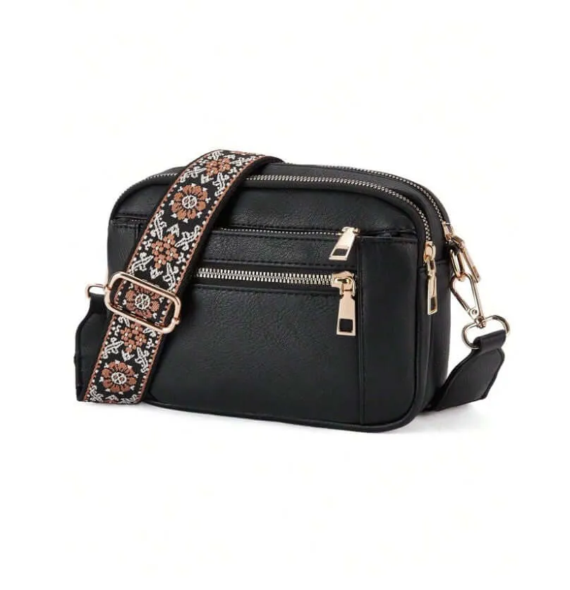 The NATASHA Crossbody Bag (black)