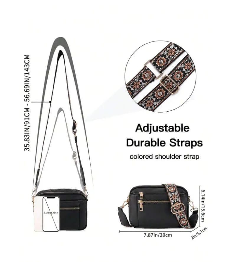 The NATASHA Crossbody Bag (black)