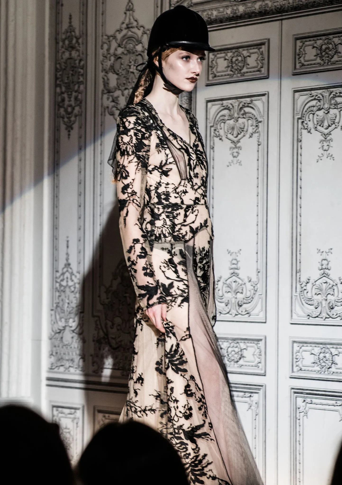 The Nude & Black Lace Lover Dress
