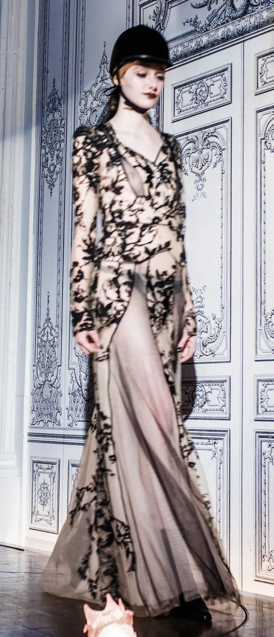 The Nude & Black Lace Lover Dress