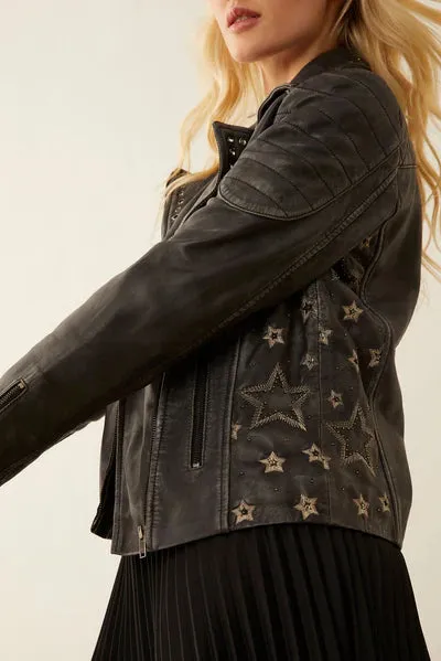 The Starstruck Ladies Leather Jacket