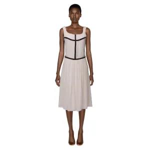 THOMAS WYLDE White Silk Dress