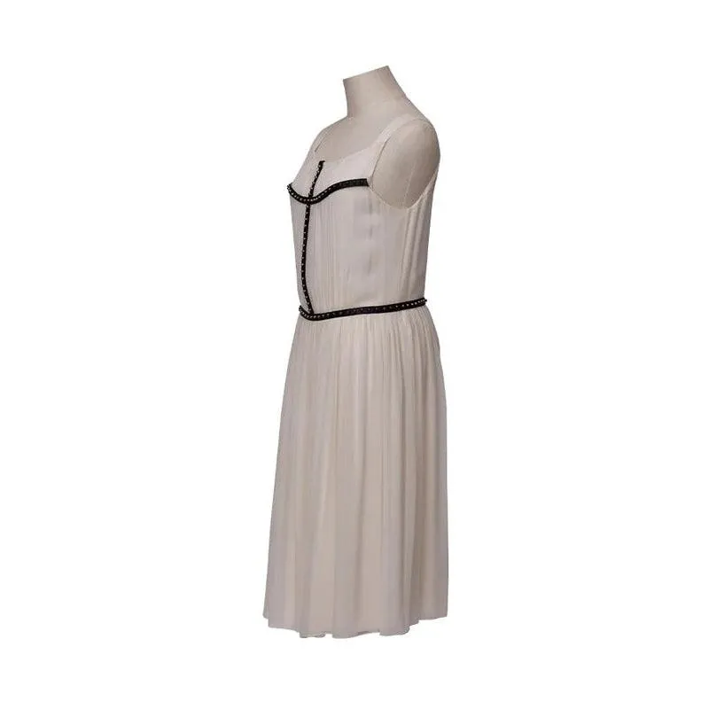 THOMAS WYLDE White Silk Dress