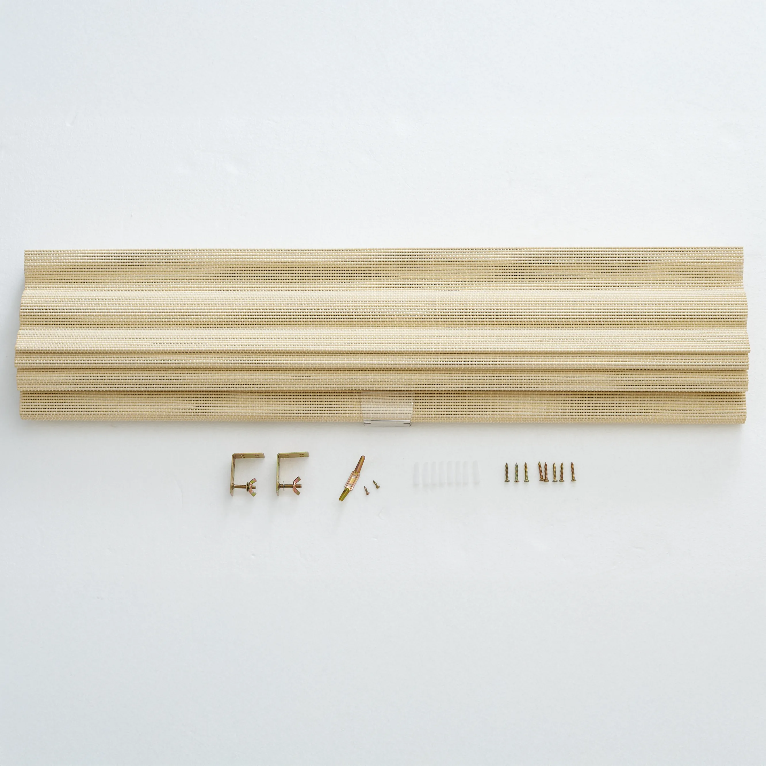 Tina Woven Bamboo Shade| Ivory White