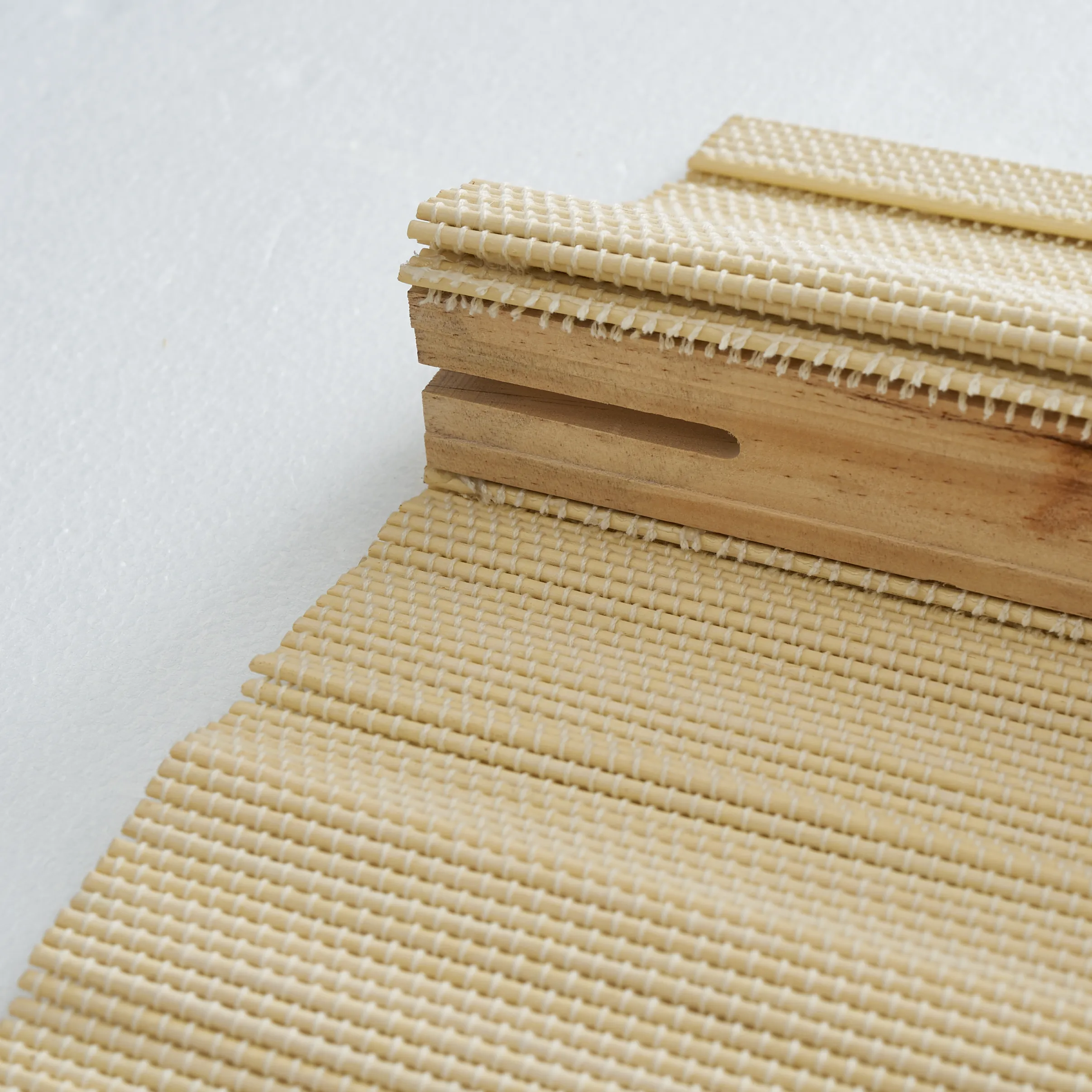 Tina Woven Bamboo Shade| Ivory White