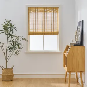 Tina Woven Bamboo Shade| Sunlit Ochre