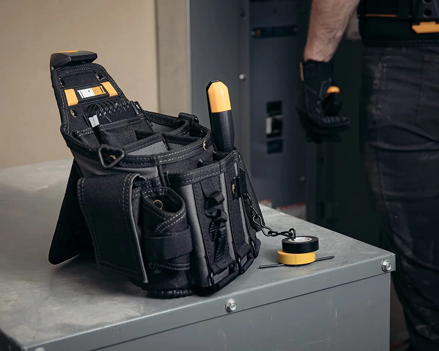 Toughbuilt Master Electrician's Pouch   Shoulder Strap TB-CT-104