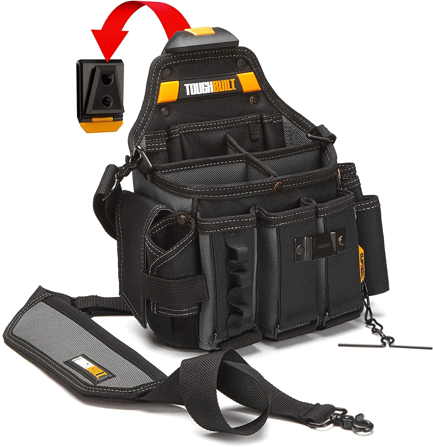 Toughbuilt Master Electrician's Pouch   Shoulder Strap TB-CT-104