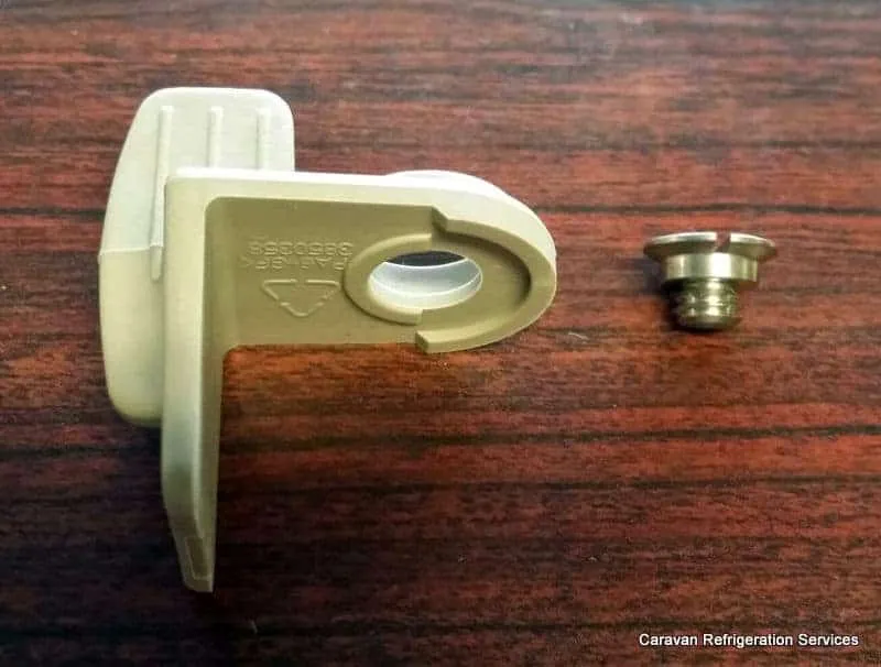 Travel Door Latch for Old Style Dometic RM2350 - Beige - No Longer Available