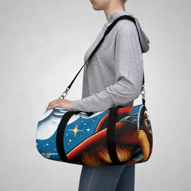 Travel in Style with Polyester Oxford Canvas Sloth Duffel