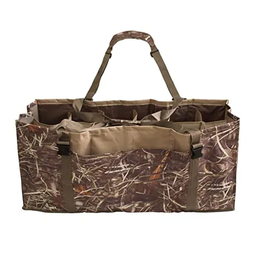 Trendy Retail® 12 Slot 3D Lifelike Duck Decoy Bag with Padded & Adjustable Shoulder Strap