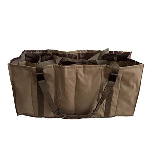 Trendy Retail® 12 Slot 3D Lifelike Duck Decoy Bag with Padded & Adjustable Shoulder Strap