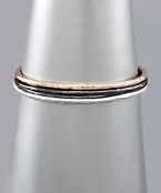 Triple Band Multi-Metal Adjustable Bracelet