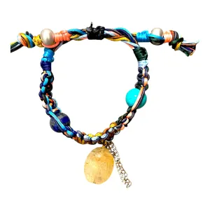 TROPICAL SUNSHINE SCARAB ROCKER BRACELET