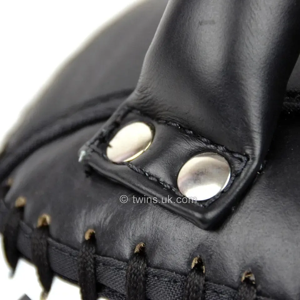 Twins Special Black Curved Thai Kick Pads