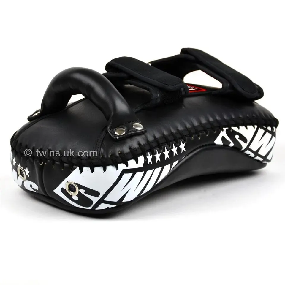 Twins Special Black Curved Thai Kick Pads