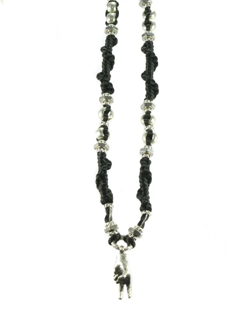 Twisted Silk Peace Necklace