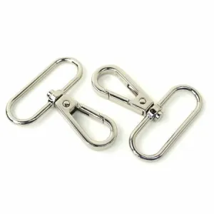 Two Swivel Hooks 1 1/2" Nickel - Sallie Tomato