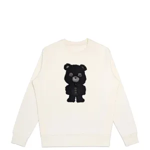 Ultra Black Sheep Bear  | Men’s Organic Cotton Sweatshirt with Crystal Detail