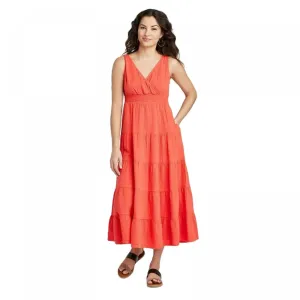 Universal Thread Women's Sleeveless Tiered Dress