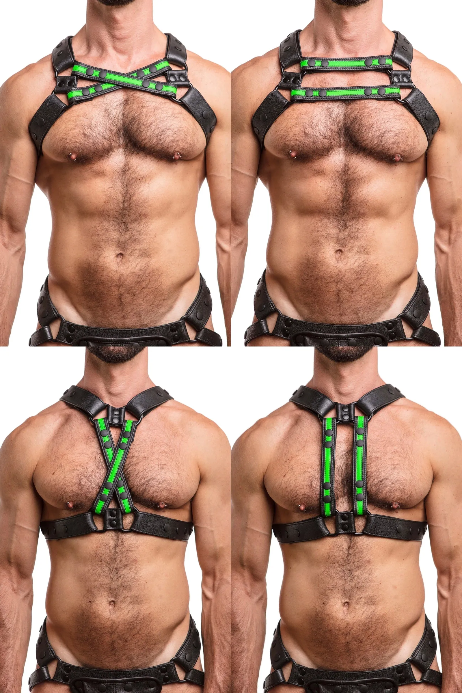 UNIVERSAL X HARNESS - Fluro Stripe