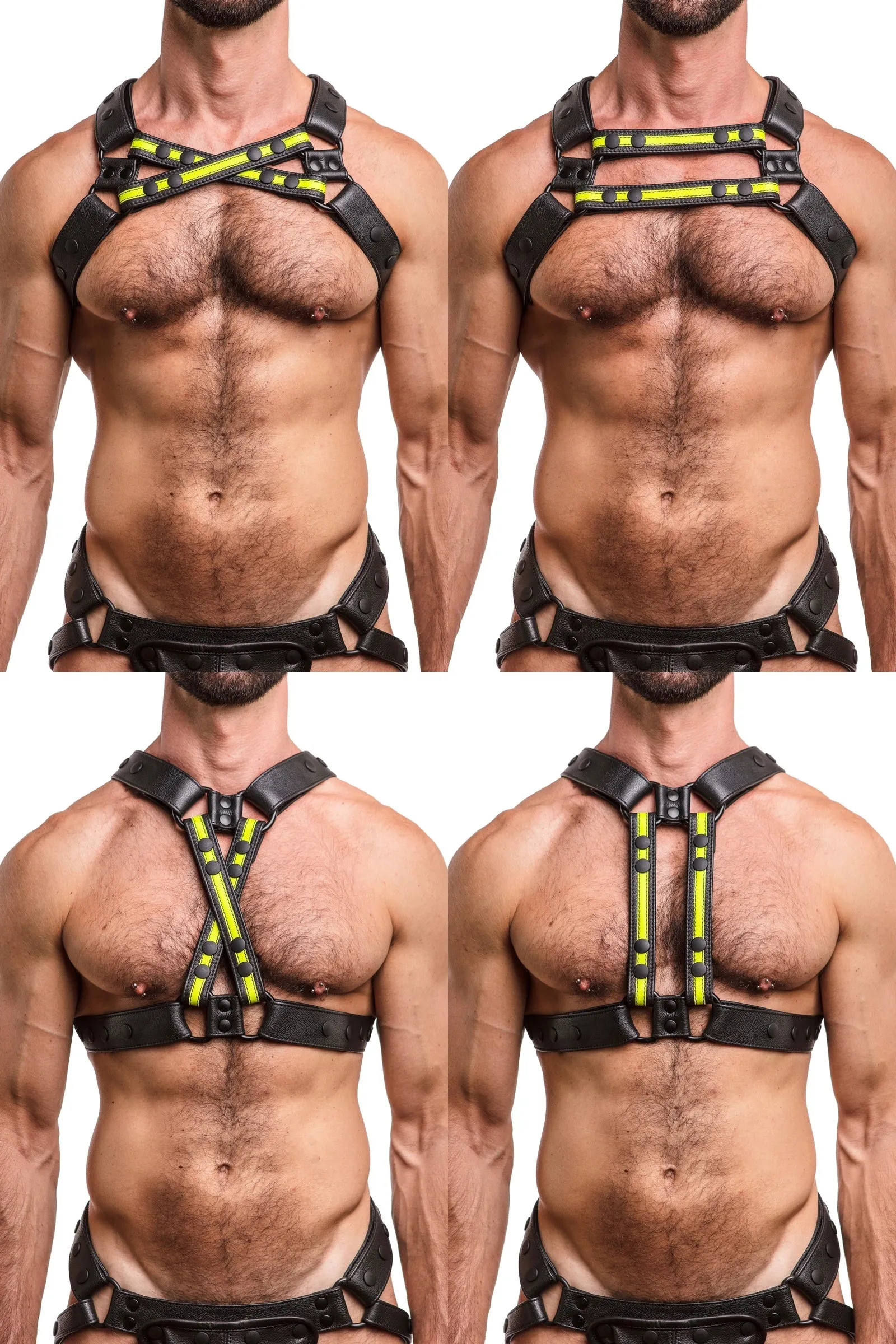 UNIVERSAL X HARNESS - Fluro Stripe