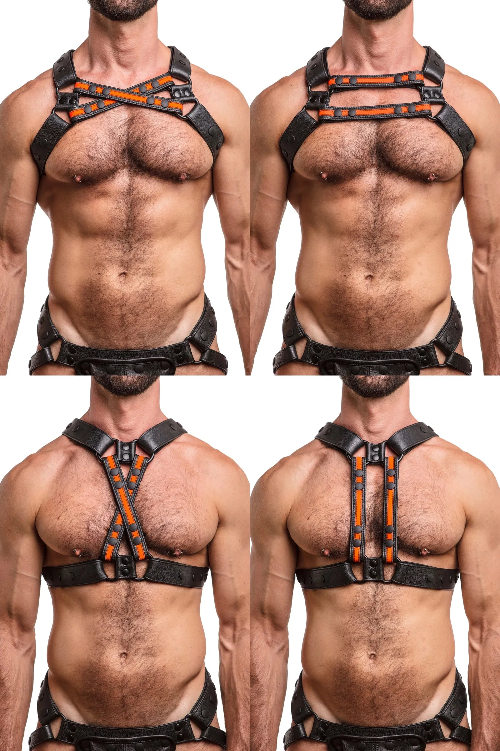 UNIVERSAL X HARNESS - Fluro Stripe