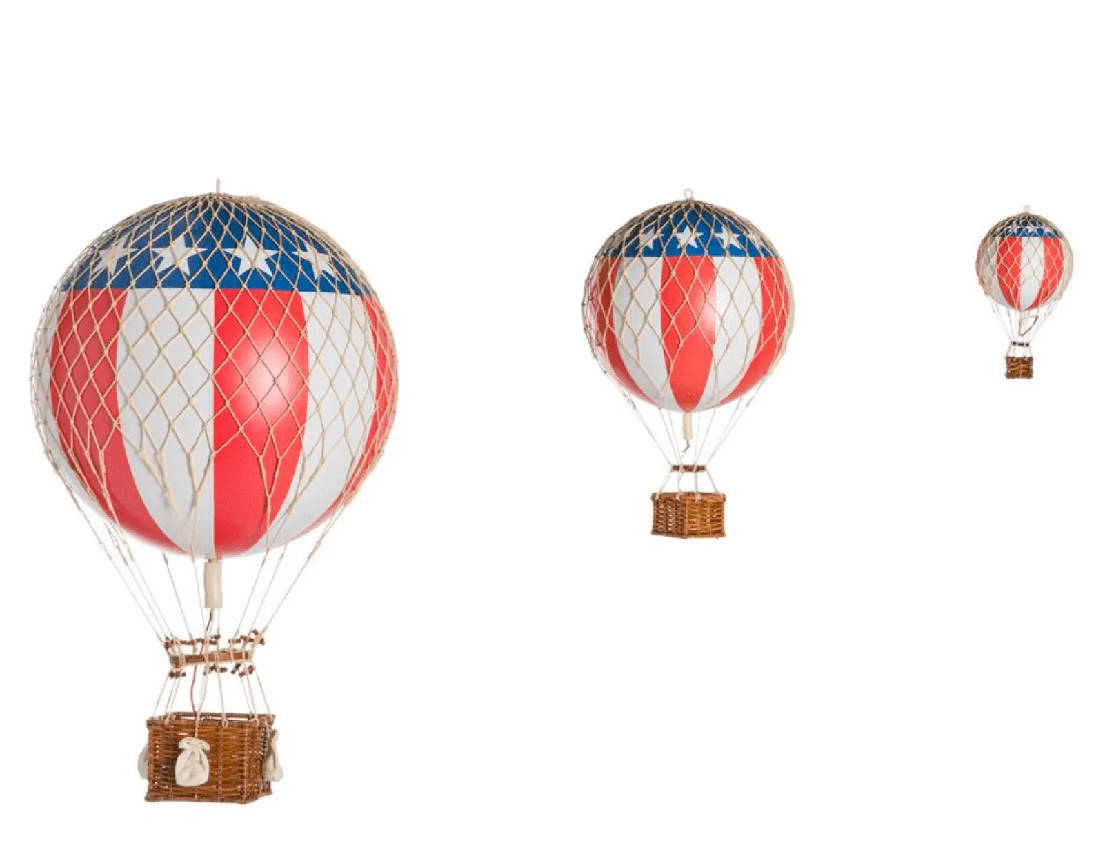 US Stars & Stripes Balloons - Three Sizes