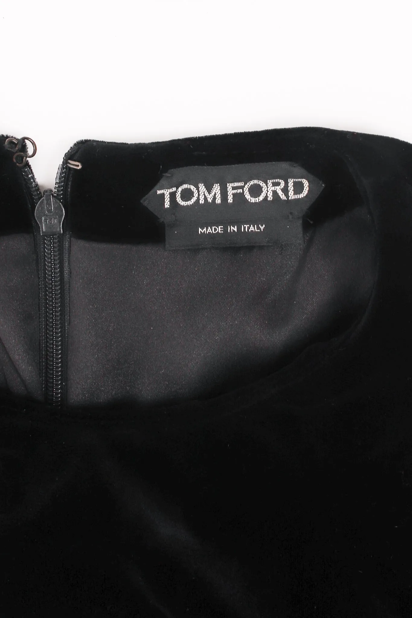 Velvet Zipper Cocktail Sheath