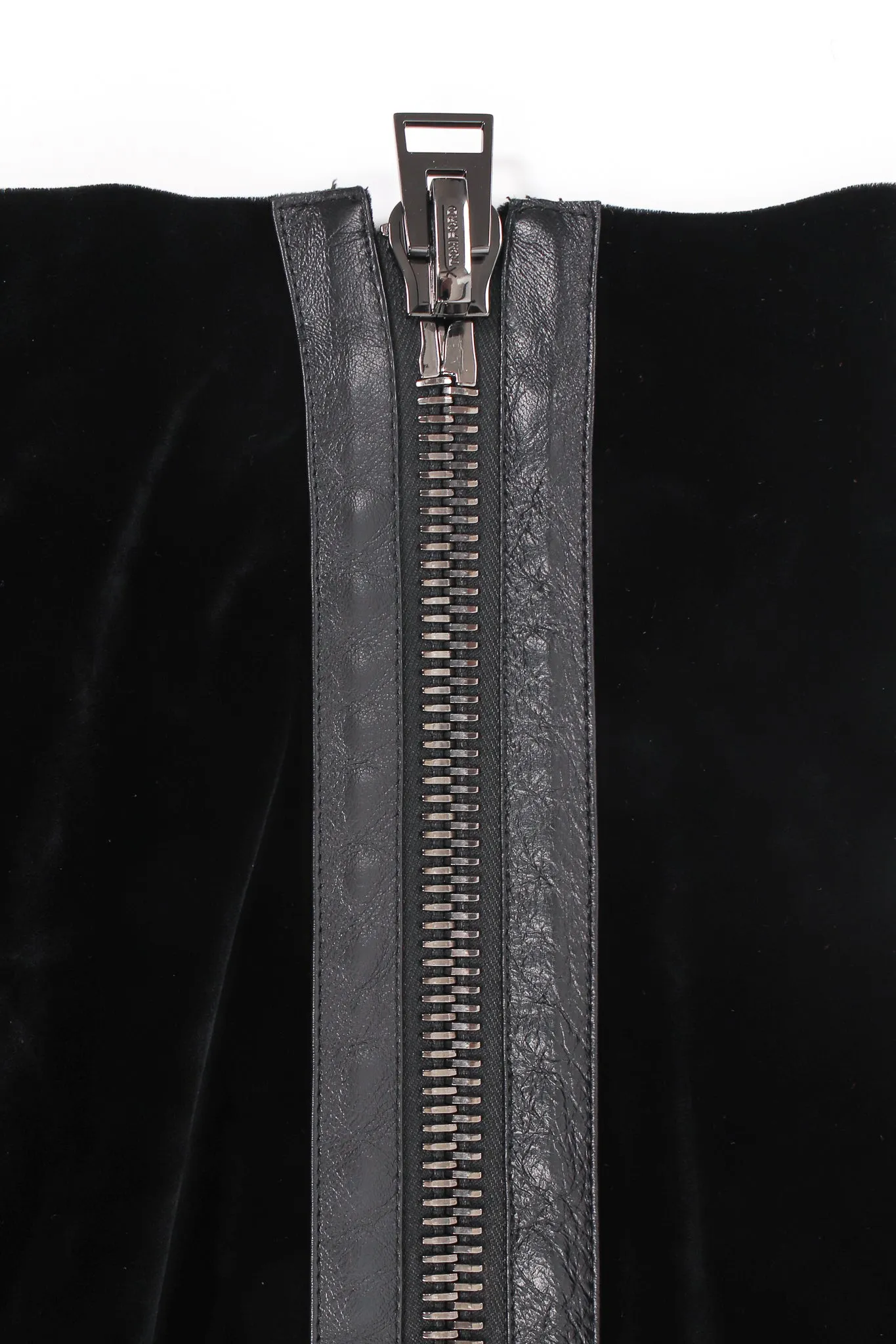 Velvet Zipper Cocktail Sheath