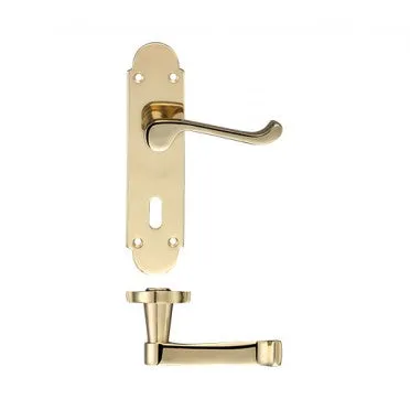 Victorian Lever on Plate Handles Pr