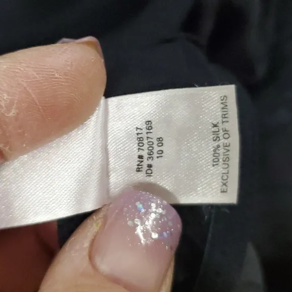 VICTORIAS SECRET 100% silk bodysuit 36B