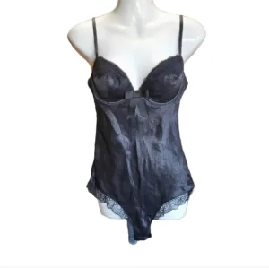 VICTORIAS SECRET 100% silk bodysuit 36B
