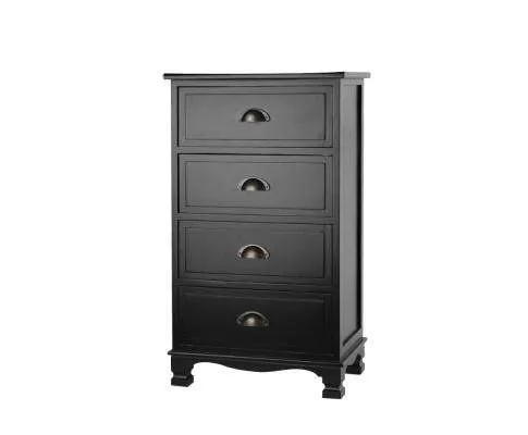 Vintage Bedside Table Chest Four Drawers