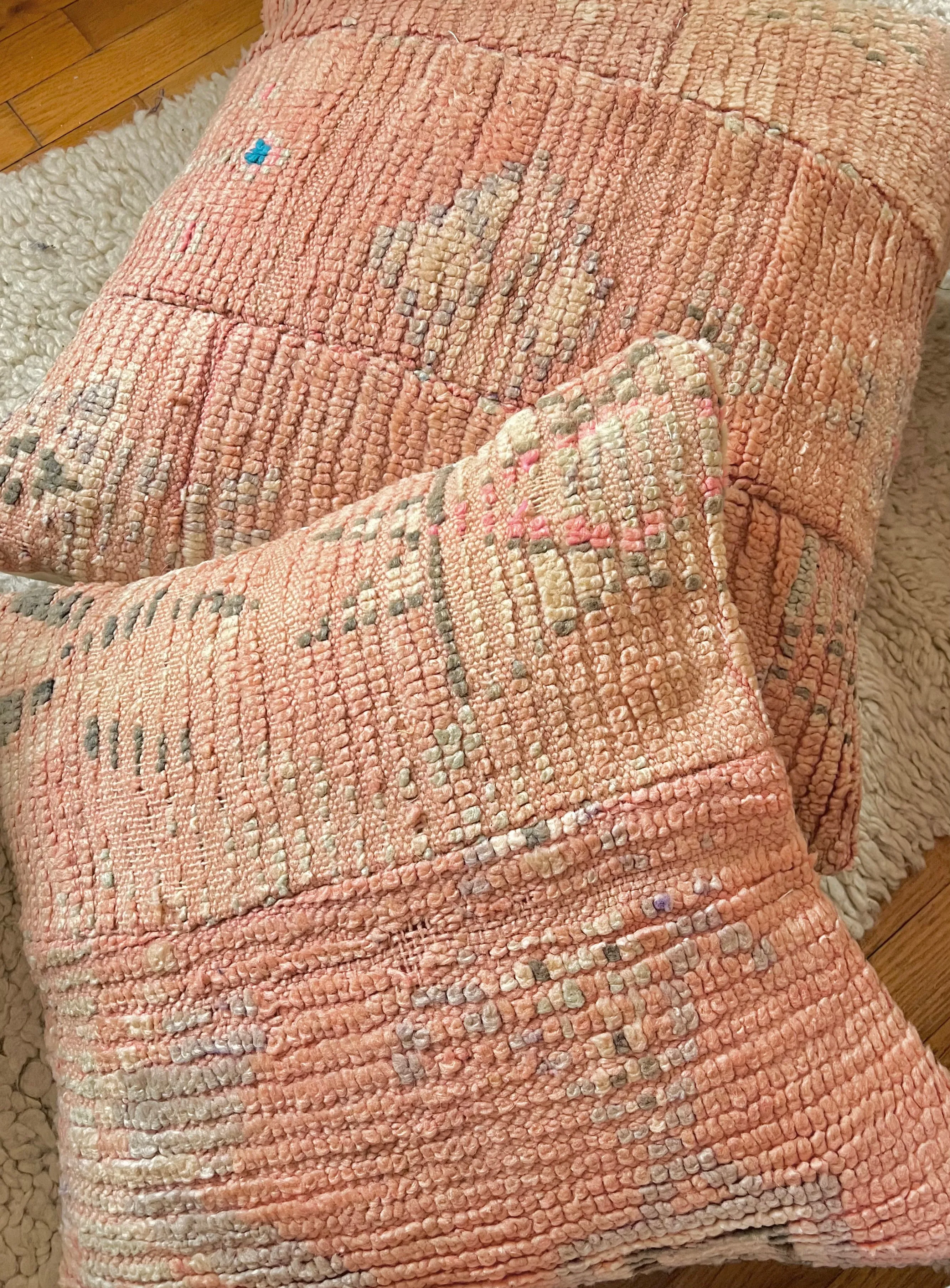 Vintage Boujad Wool Pillow 20”x20”