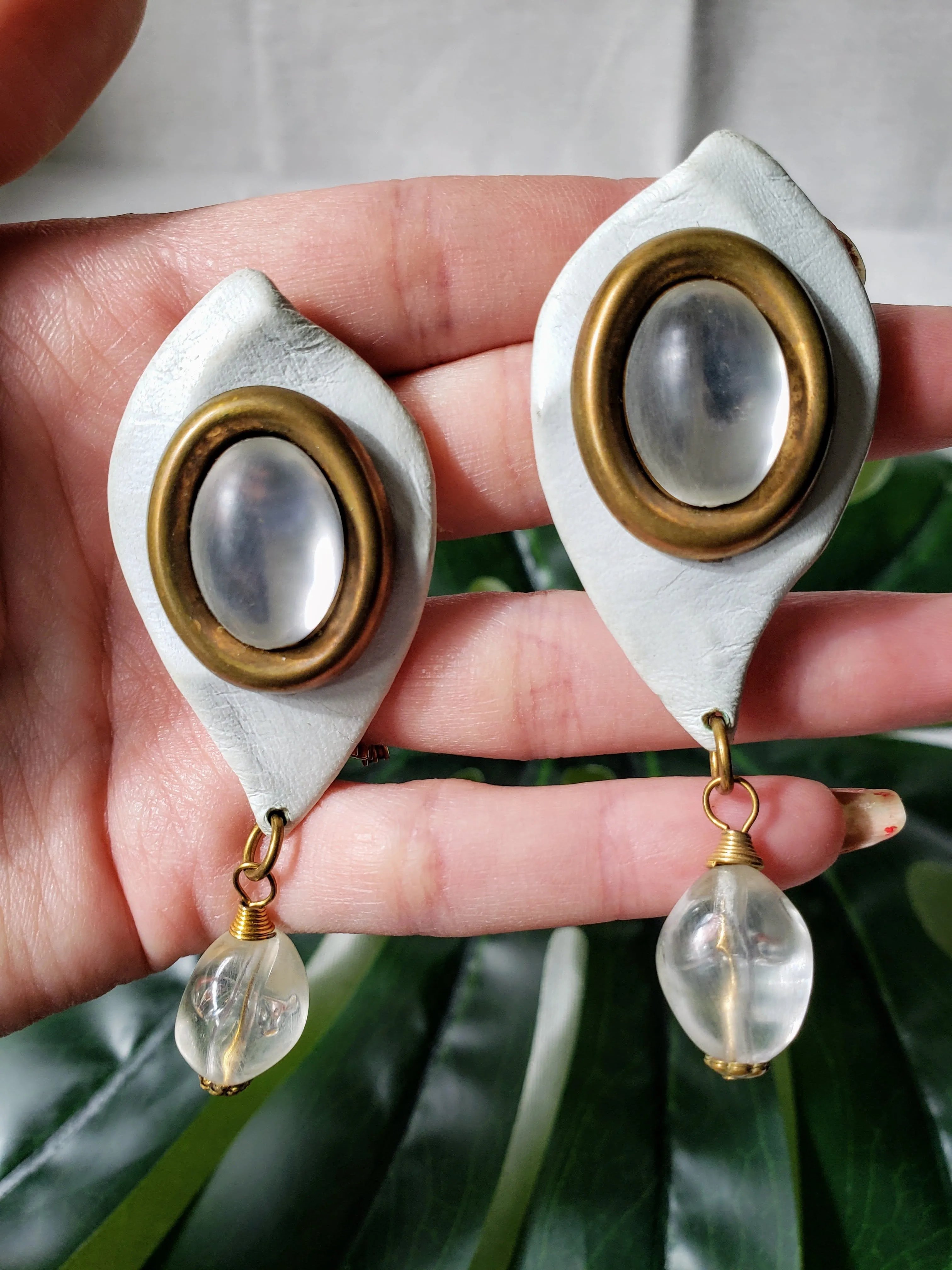Vintage - Eyedrop Boho Earrings