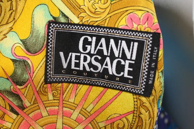 Vintage GIANNI VERSACE Silk Print Jacket
