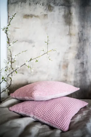 Waffle pillow cover
