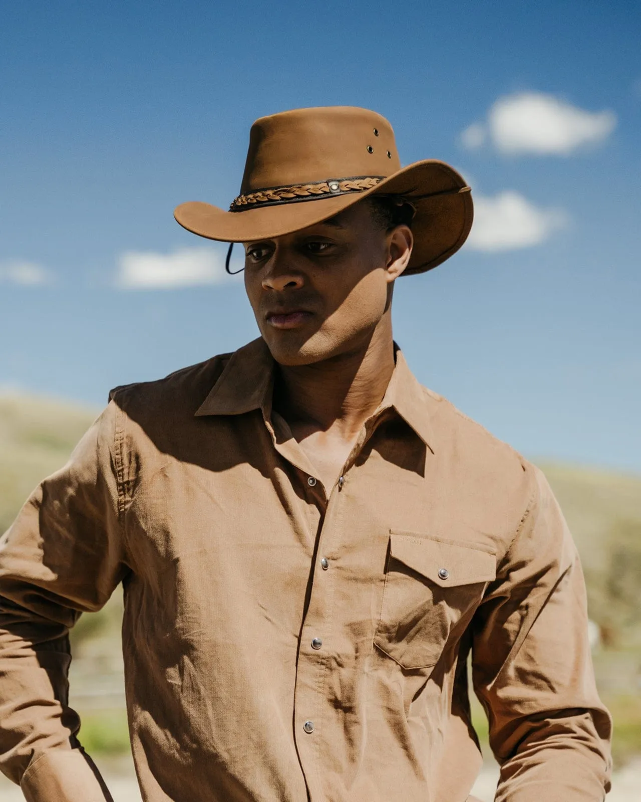 Wagga Wagga Leather Hat